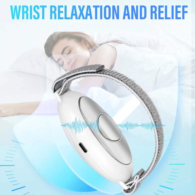 New 1 Set Handheld 20 Levels EMS Sleep Aid Relaxation Treatment Microcurrent Pulse Hypnosis Device Suitable Insomnia Anxiety