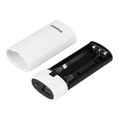 HAWEEL DIY 2x 18650 Battery (Not Included) 5600mAh Power Bank Shell Box with USB Output & Indicator Charging Box for Smartphone