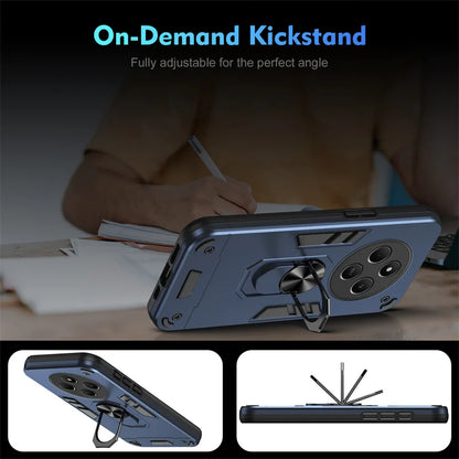 For Xiaomi Poco C75 4G Case Camera Protect Shockproof Armor Funda for PocoC75 Poko Little C75 C 75 4G Magnetic Holder Ring Cover
