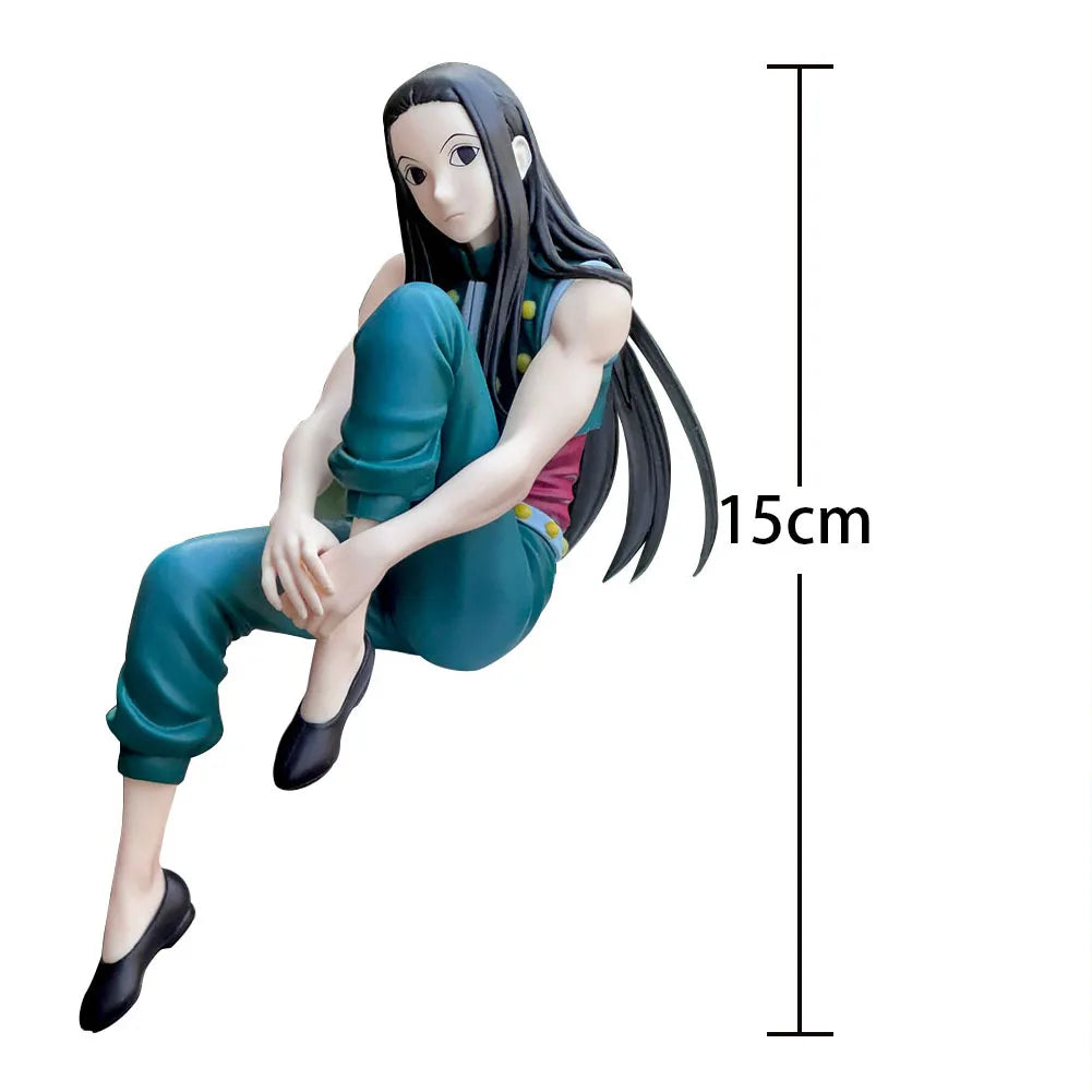 Anime Figure Killua Zoldyck Kurapika Hisoka Figure Collectible Model Illumi Zaoldyck Figurine Toy Gon Freecss Action Figure Doll