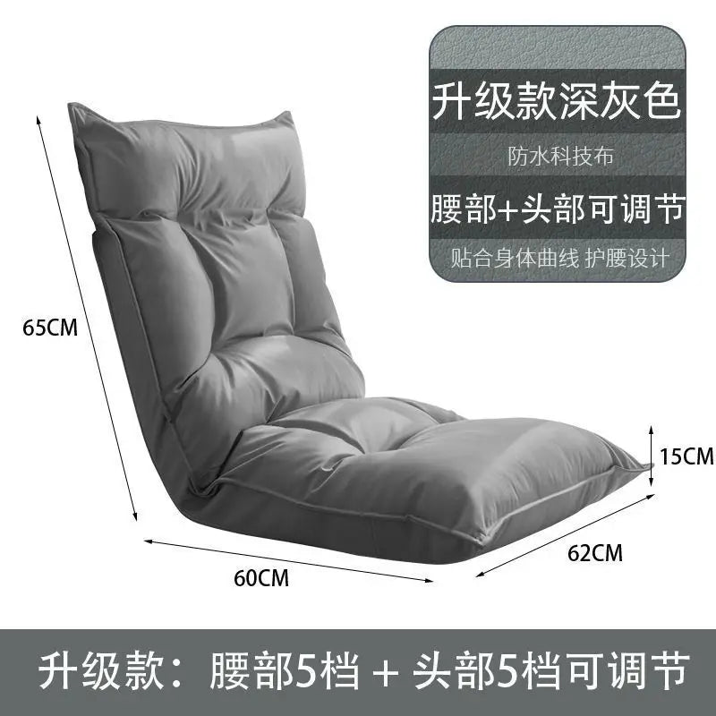 New Human Kennel Lazy Sofa Japanese Tatami Bay Window Chair Bed Back Chair Foldable Dormitory Waist Armrest