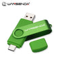 WANSENDA TYPE C USB 3.0 Pendrive Metalowy Pen Drive 512GB 256GB 128GB 64GB 32GB 16GB Pamięć USB 2 W 1 Szybkie Pendrive'y