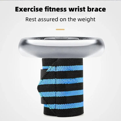 1PC Elastic Exercise Wrist Pressure Strap Weight Lifting Sports Wrist Bandage Wrap Wrist Guard Against Sprain for Men Women
