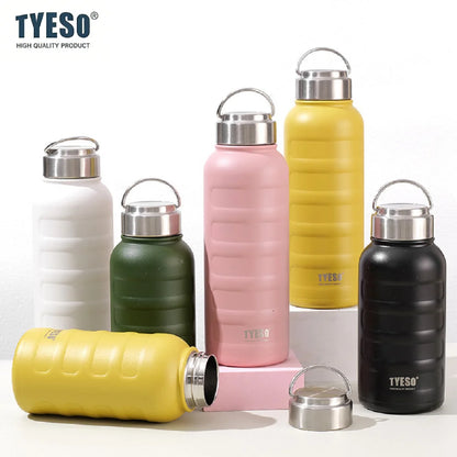 Tyeso Double Stainless Steel Thermos Mug Portable Sport Vacuum Flask Large Capacity Thermal Water Bottle Tumbler Drinks Cup