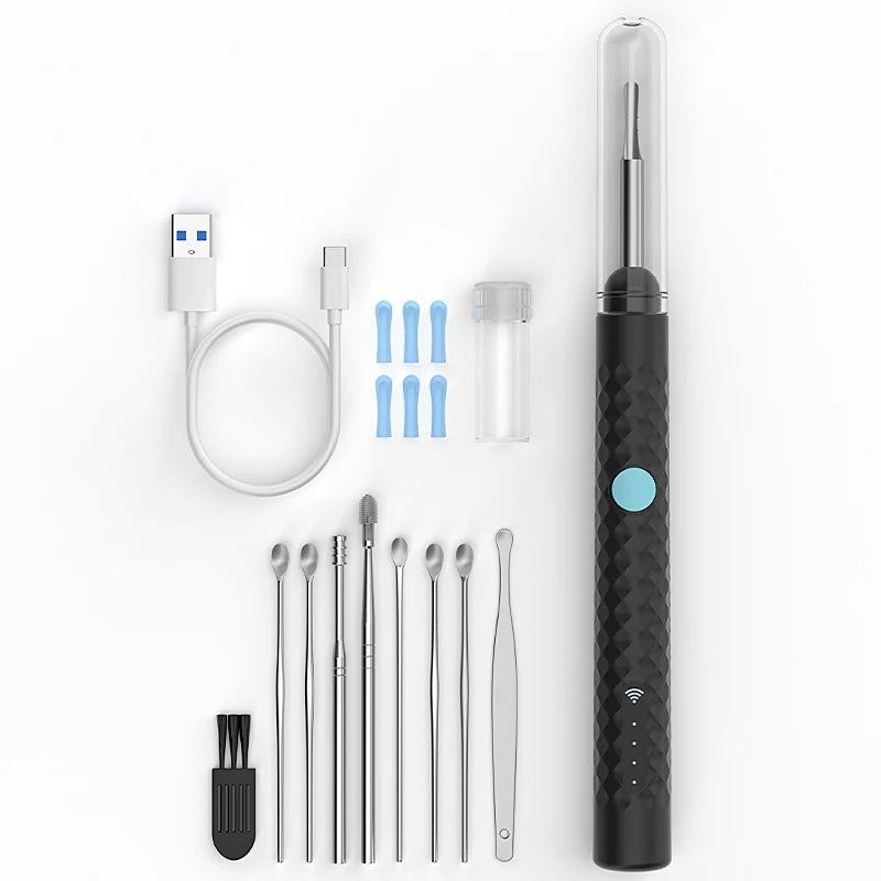 Smart Visual Ear Sticks HD1080P 4.2MM Camera WIFI Ear Pick Ear Cleaner Ear Spoon Wireless Endoscope Health Care Waterproof 6LEDs