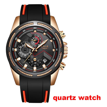 2026 LIGE Automatic Mechanical Wrist Watches For Men Top Brand Luxury Tourbillon Men Watch Fashion Business Waterproof Watch Men