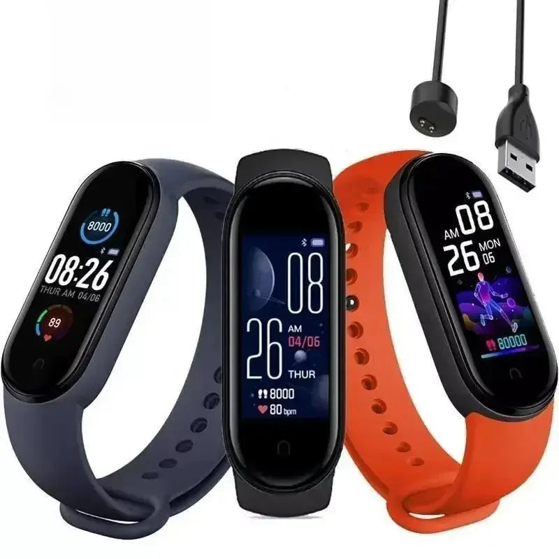 Lenovo Smart Band Movement Watch Step Count Bluetooth Synchronous Phone Information Smartwatch For Men Women Students 2025 New