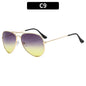 New Double Bridge Sunglasse for Woman Men Alloy Frame 2026 Gradient Lens Sun Glasses Female Oculos Male Outdoor Fashion Eyewear