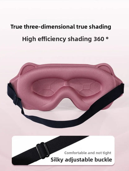 3D Sleeping Mask Block Out Light Sleep Mask For Eyes Soft Sleeping Aid Eye Mask for Travel Eyeshade Night Blindfold Eyepatch