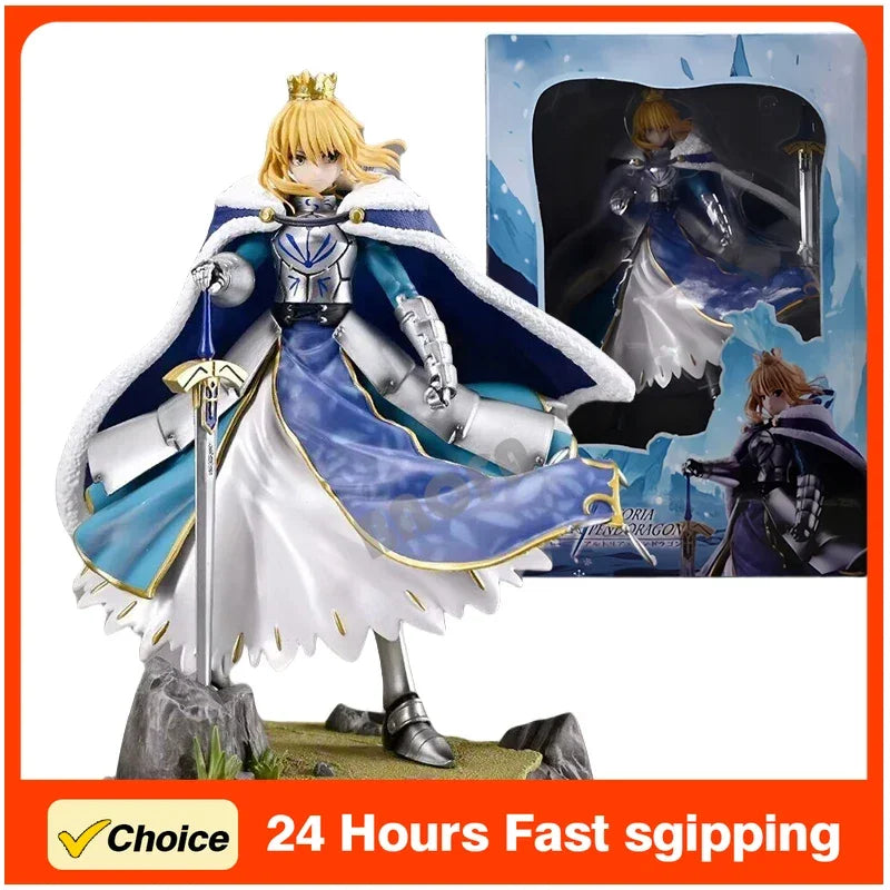 Fate Grand Order Altria Pendragon Saber Alter Rider 27cm Anime Figure Model Doll Jeanne D Arc Action Figurine Collectible Toy