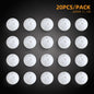 20Pcs/Lot 17/24/28/38mm Internal Plastic Rattle Squeaker Noise Maker Sound Box for Pet Dog Baby Toys DIY Plush Doll Repair Parts