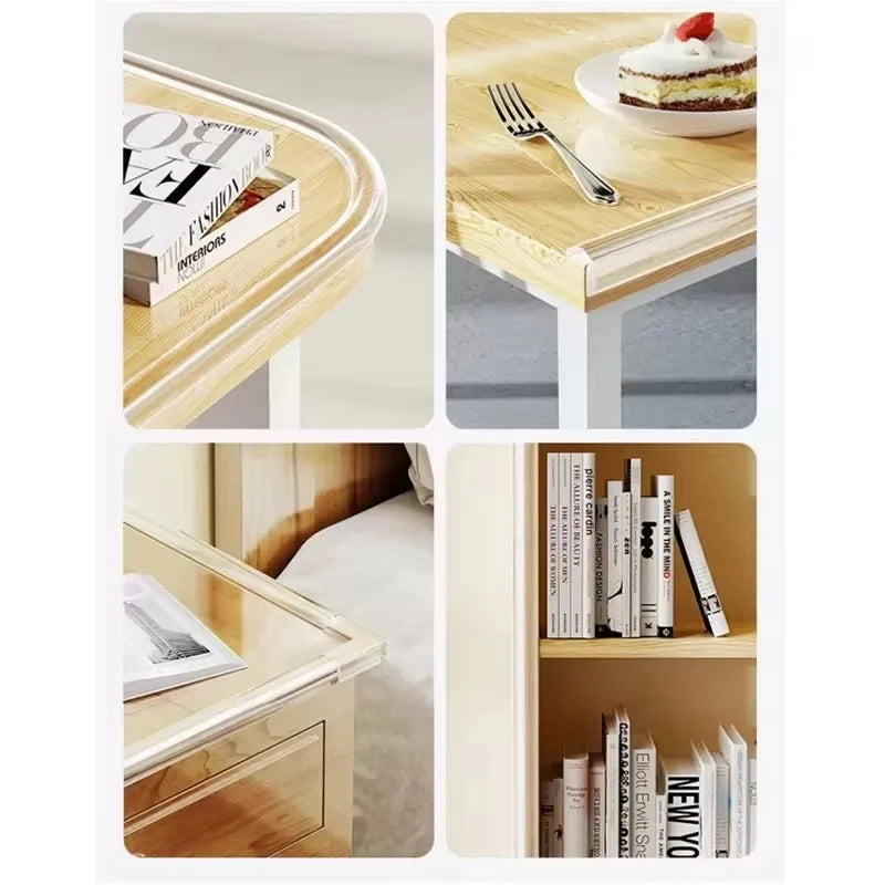 1/2/3M Table Edge Guard Furniture Corner Protector Strip Self Adhesive Transparent Kids Collision Proof Soft Bumper Baby Safety