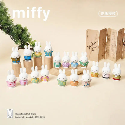 Genuine Blind Box Kawaii Miffy Cartoon Cute Doll Desktop Decoration Figure Birthday Gift Gift Toy for Girl