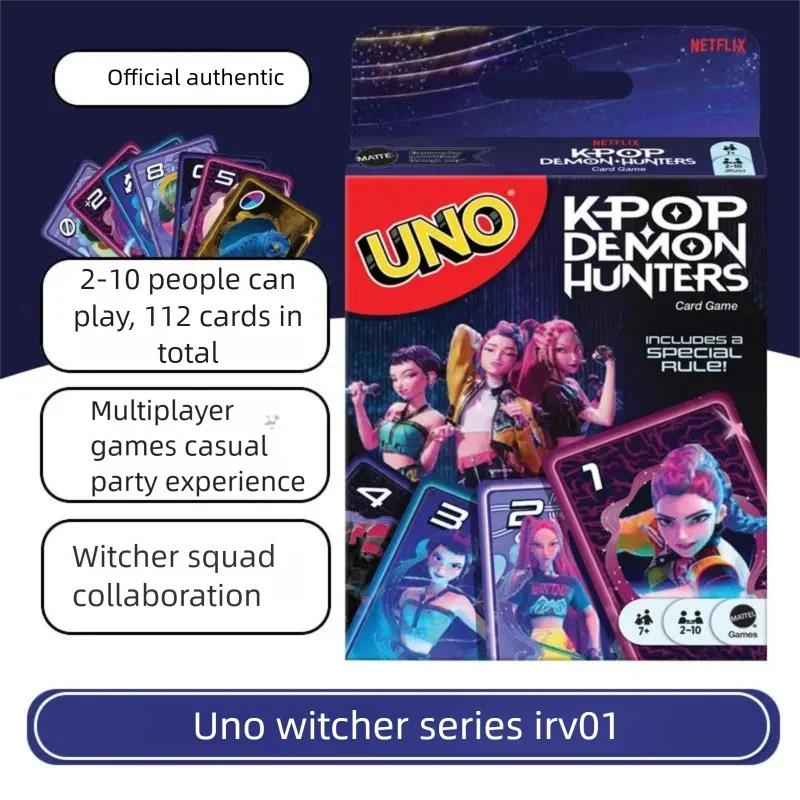 UNO Filp JRV01 Playing Cards Games DOS Family Party Table Playing Card W2085-Mattel Kids Toys Board Games