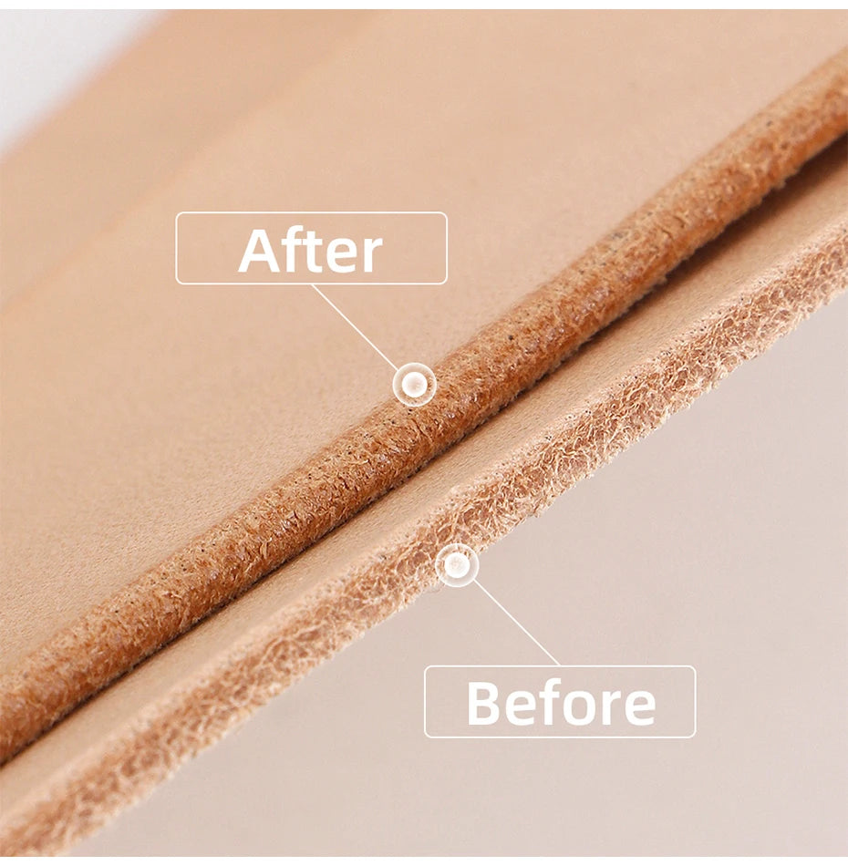 Leather Burnished Bits for Rotary Burnisher Tools PU Leather Burnishing Tool Tips for Clean Edges of DIY Leather Crafts Projects