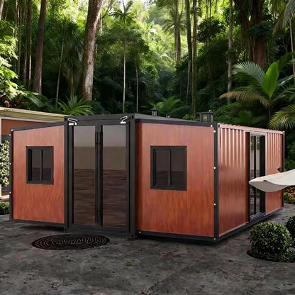 Hot Sale 20Ft Expandable Container House Portable Foldable Prefab Home with 1 2 3 Bedroom