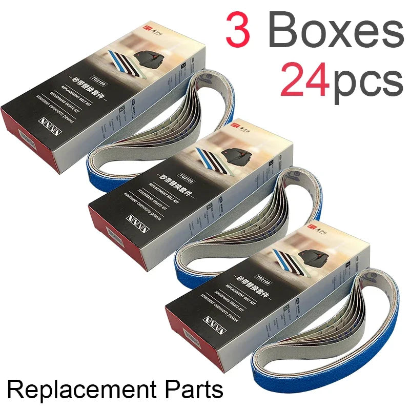 120#-1000# Grit Electric Belt Knife Sharpener for Household, Sanding Belt System, Sharpens & Repairs Quickly