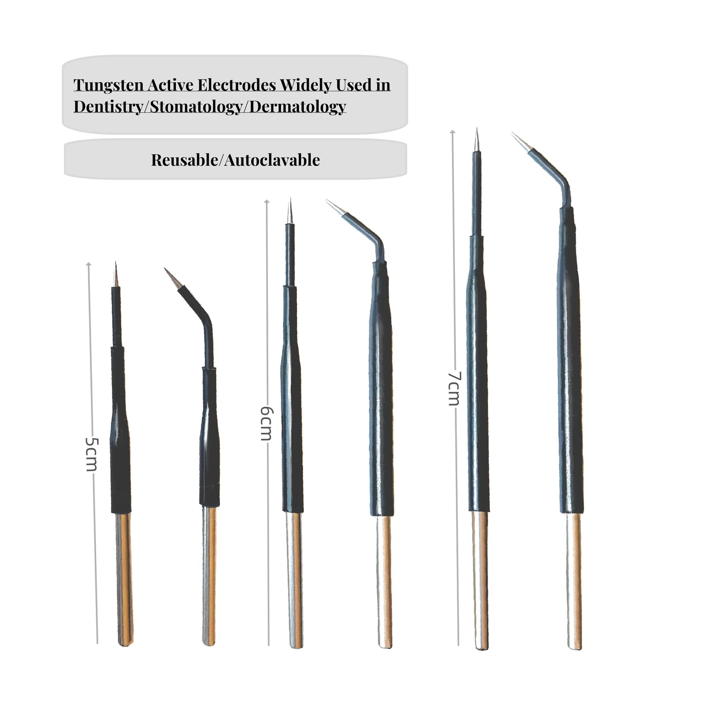 Tungsten Active Electrode High-frequency electrocautery Electrocoagulator 5cm/6cm/7cm Needle