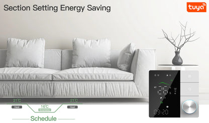 Qiumi Smart Wifi Knob Thermostat  Smart Life APP Control Works with Alexa Google Home