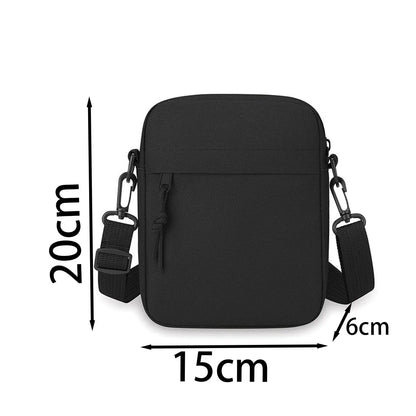 Men's and women's Single Shoulder Bag Crossbody Bags, Solid-Colored Lightweight Mobile Phone Bags for Travel Photography