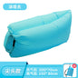 Pillow style inflatable sofa, outdoor portable lazy air sofa, foldable inflatable bed, sleeping bag
