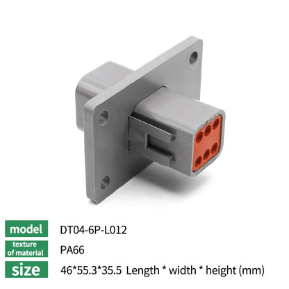 10/50/100 Sets Deutsch DTM/DT/DTP/DTF Automobile Connector Plug&Socket Male&Female Terminal DTM04-2/3/4/6/8/12 DTM06-2/3/4/6/8S