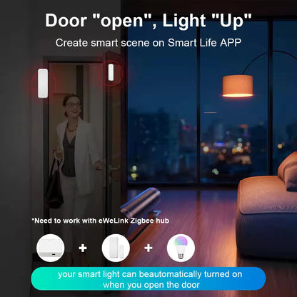 Zigbee 3.0 Gateway Hub Smart Home Wireless Bridge Ewelink APP Remote Control Automation Device Support Type C Charge