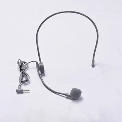 Professional Head Mounted Wired Microphone for Speaker Megaphone Tour Guide Conference Teacher Hanging Mic Stage Performance 3.5