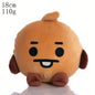 LINE FRIENDS BT21 Kpop Anime 10–24 Cm Cartoon Plush Toy Backpack: Cute Korean-Style Doll—Perfect for Christmas and Birthdays