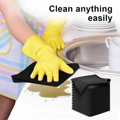 1/5/10/20pcs Kitchen Towel, Ultra-fine Fiber Light Gray Cleaning Cloth Set, Absorbent, Soft and Stain-removing Cloth Wholesale