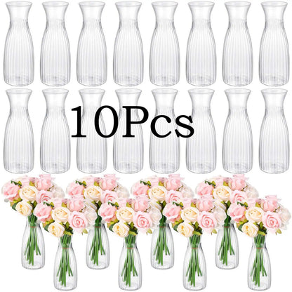 Stripe style vase, DIY floral decoration display, holiday and home decoration table decoration, wedding, home, dinner party