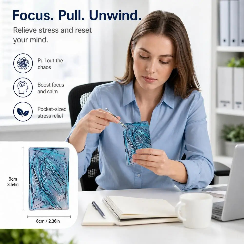 Skin Picking Fidget Toy Silicone Picky Pad Tweezer ADHD Autism Stress Relief Hair Pulling Trichotillomania Peeling Strip