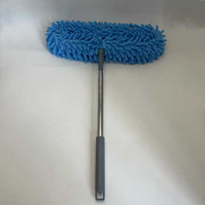 1pc extendable ceiling fan furniture electronic device cleaning brush - long handle snowflake ultra-fine fiber dusting rod