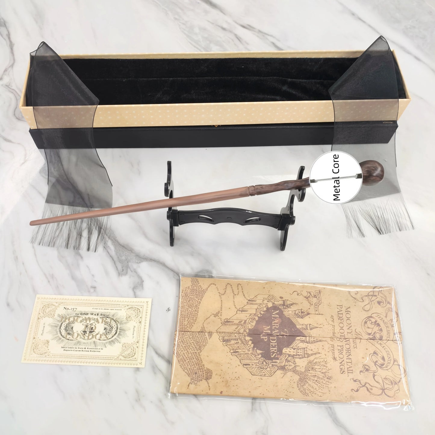 Gift Box Set Anime Cosplay Magic Wand With Box Children Decoration Toy Accessories For Kids Bacchetta Magic Stick