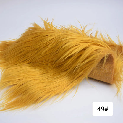8cm Pile Length Imitation Fur Fabric Diy Cosplay Clothing Hairy Fur Fabric Bundle Long Hair Plush Fabrics By Meters Liquidations
