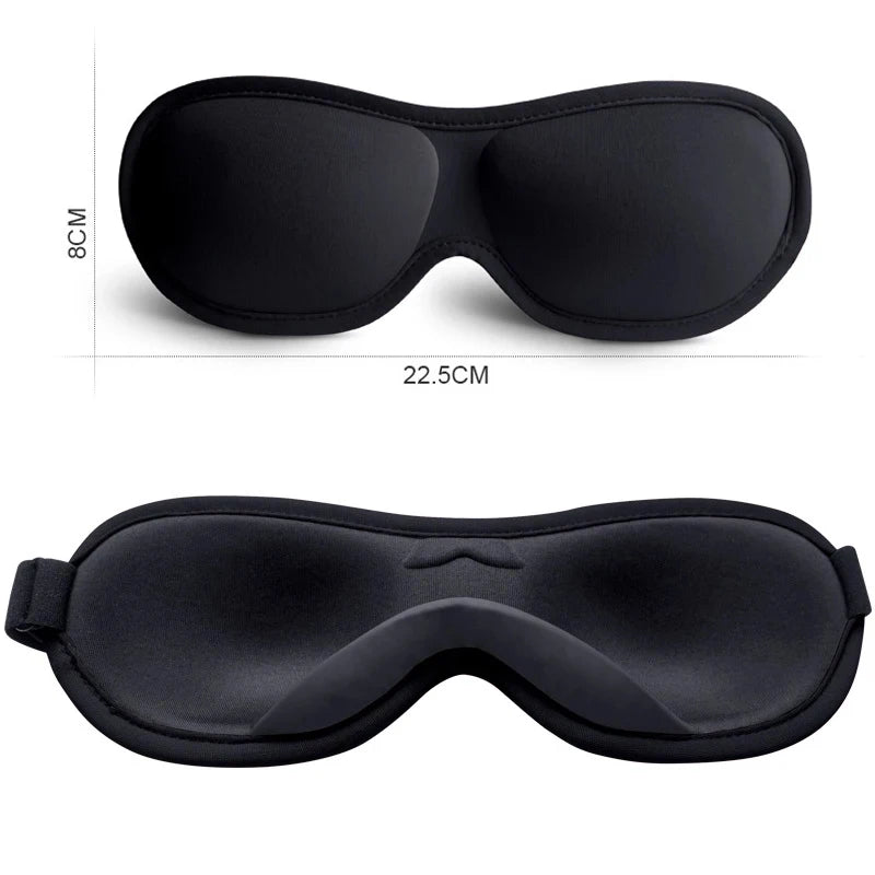 3D Eye Sleeping Mask Breathable Flight Nap Night Shading Sleep Eye Mask Portable Women Men Eye Cover Patch Milk Silk Eyeshade