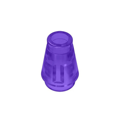 10PCS 59900 4589 1x1 Cone Block Moc Building Loose Parts Compatible with Brick DIY Children's Toy Assembly Gift