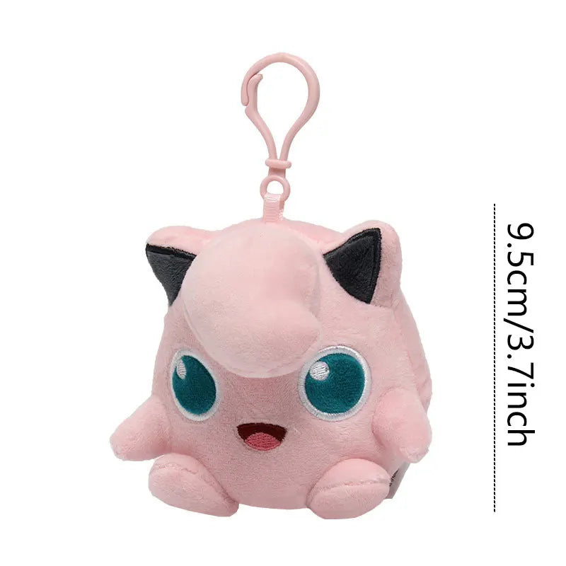Pokemon Jigglypuff Bulbasaur Gengar Togepi Mimikyu Mew Kawaii Plush Stuffed Toy Keychain Backpack Pendant Keyring Birthday Gifts