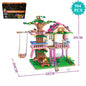 Friends City Tree House Summer Holiday Villa Castle Building Blocks Garden Swimming Pool Model Figures Toy For Kid Birthday Gift