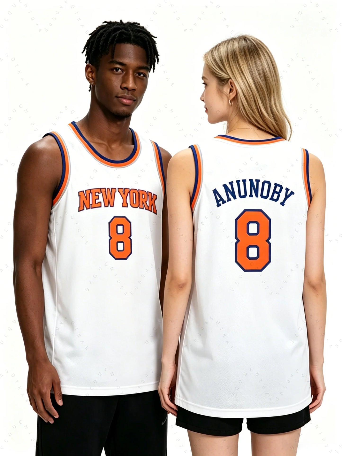 2026–27 New York Jersey Finals Champions Style Brunson #11 Towns #32 Bridges #25 Anunoby #8 Hart #3 Baksetball Jersey Fans Tops