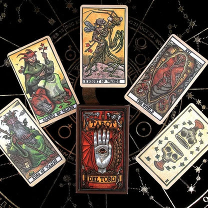 Tarot Del Toro A Tarot Deck and Guidebook Inspired By The World of Guillermo Del Toro