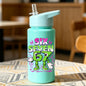 1 Piece 500ml (17 fl oz) 67 Printed Straw Cup, Summer Water Bottle, BPA Free, Portable Sports Outdoor Cup, Perfect Holiday Gift