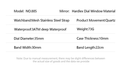 POEDAGAR Original Luxury Men's Wristwatch Stainless Steel Mesh Waterproof Luminous Date Man Watch Fashion Quartz Watches For Men