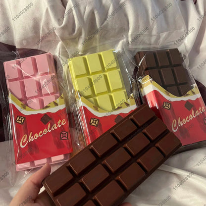 Chocolate Bar Squishy Slow Rising White Chocolate Bar Slow Rebound Squeeze Toy Food Stress Release Hand Relax Gift