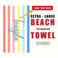Personalized Striped Beach Towel Custom Name/Logo Microfiber Towel Thin Quick Dry Absorbent for Beach Swimming Yoga Bath Sports