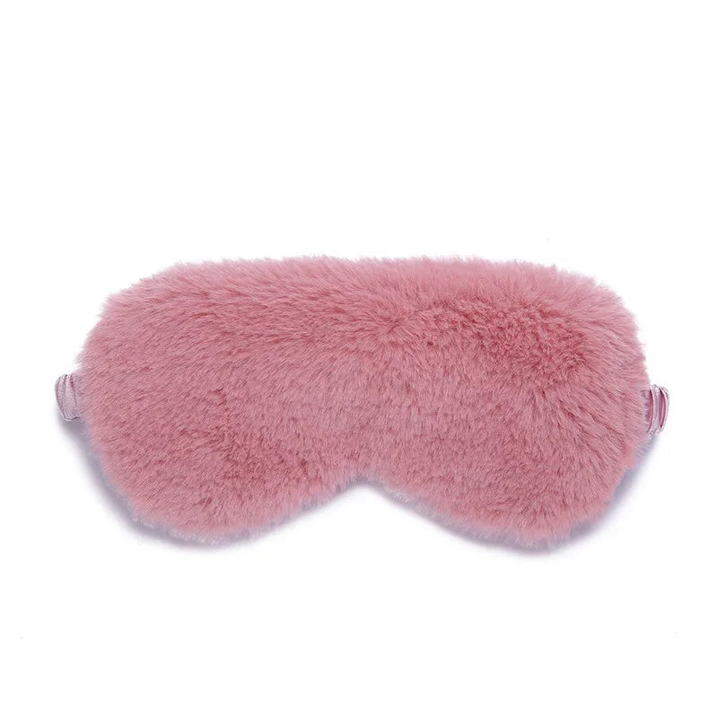 Sleeping Mask Sleeping Blindfold Soft Plush Eye Masks Cute Love Cloud Eye Cover Plush Mask Eyepatch Nap Health Eye Cover