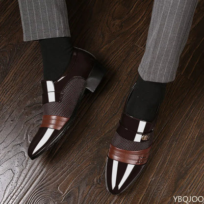 Large Size Fashionable Men's Office Formal Shoes Low Cut Daily Comfortable Pointed Multifunctional Men's Wedding Men's Shoes