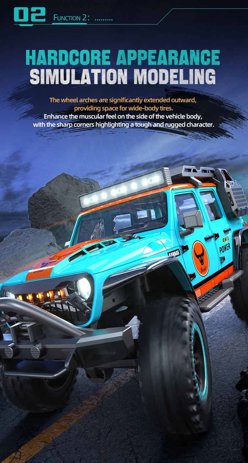 2025 ZLL SG206 PRO/MAX 1:20 2.4G Brushless Four-Wheel Drive Racing Climbing Cool Light Remote Control High-Speed Toy Car Gift