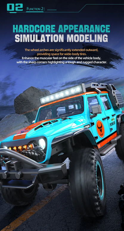 2025 ZLL SG206 PRO/MAX 1:20 2.4G Brushless Four-Wheel Drive Racing Climbing Cool Light Remote Control High-Speed Toy Car Gift