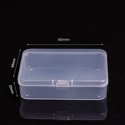 Multifunctional Acrylic Card Storage Box 12x10.5cm Display Card Case Holds 400 Postcards With 2 Compartments For Postcard/Photos